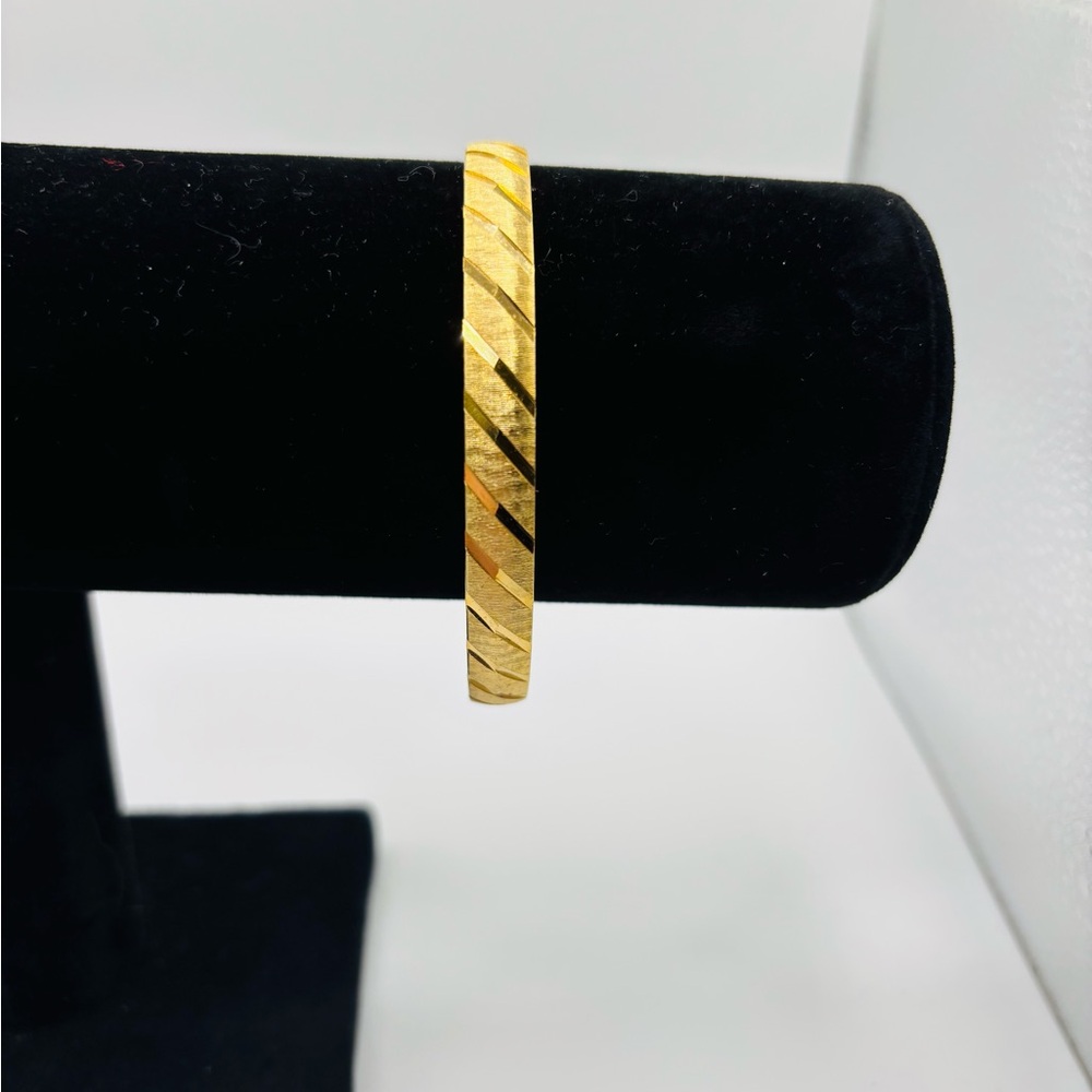 Monet Elegant Gold Tone Bangle Bracelet